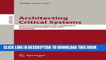 Collection Book Architecting Critical Systems: First International Symposium, Prague, Czech