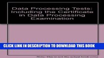 Collection Book Data Processing Tests: Including the Certificate in Data Processing Examination