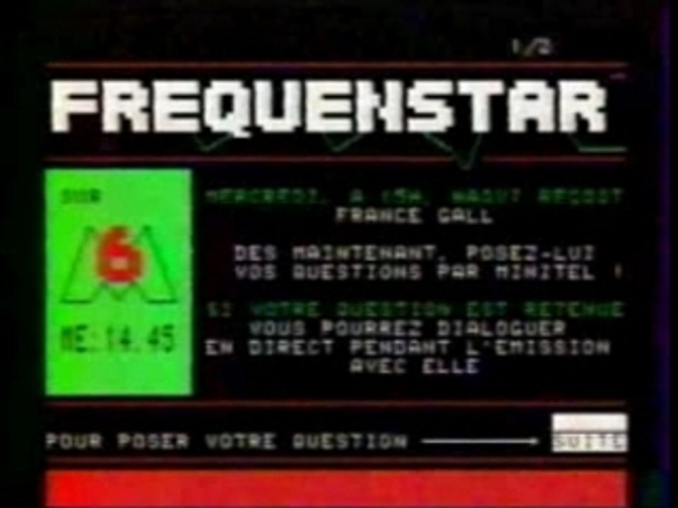 BA MINITEL 3615 M6 - 1989