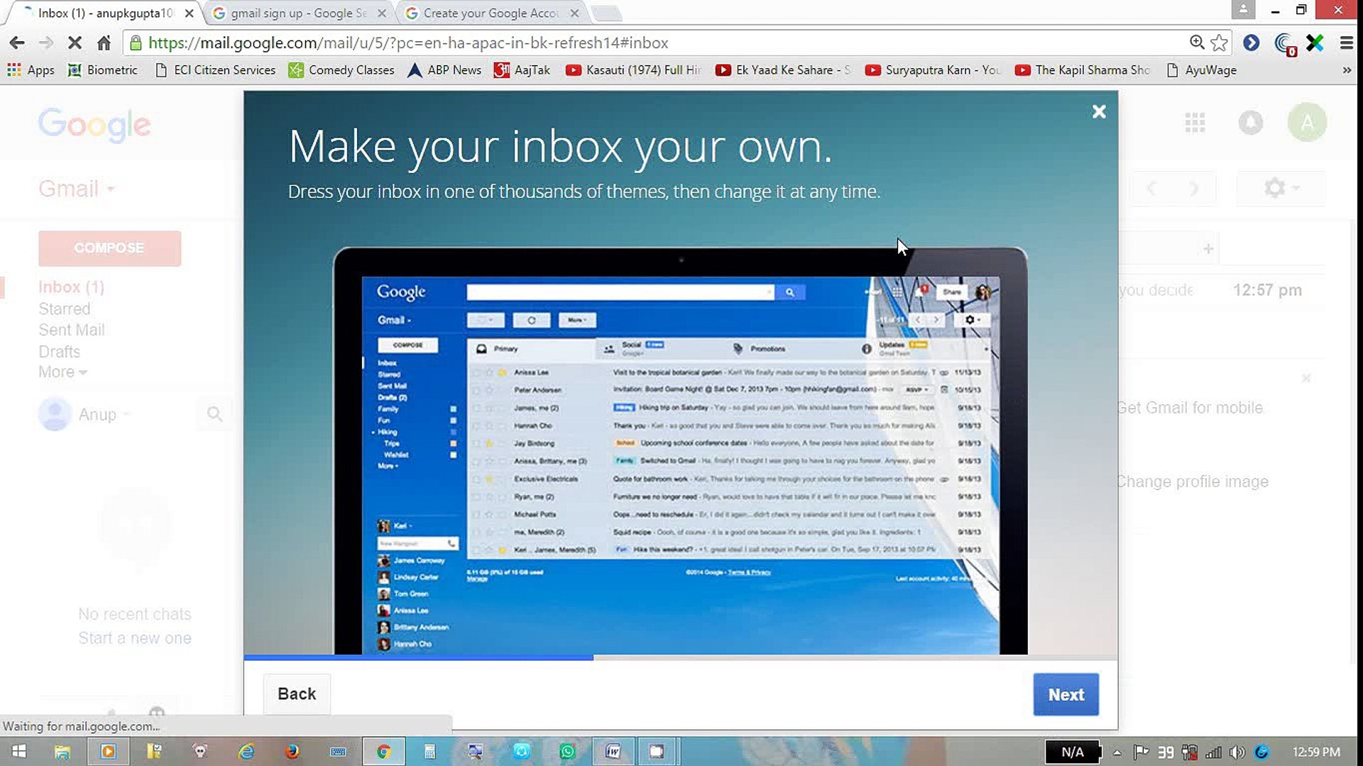 ⁣HOW TO CREATE A GMAIL EMAIL ACCOUNT ON GOOGLE (Hindi Language)