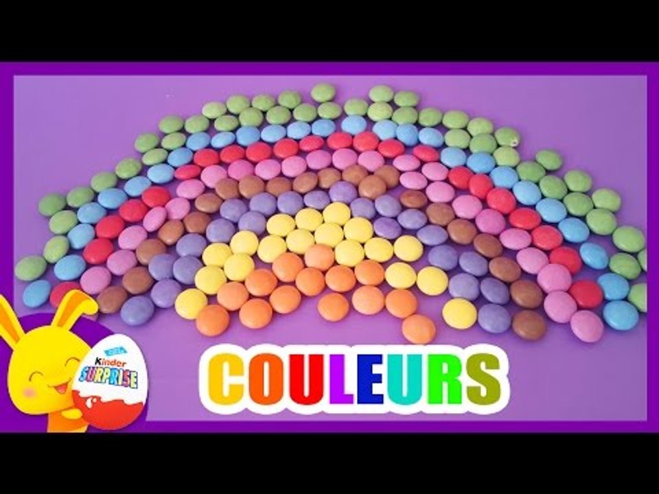 Apprendre les couleurs avec les bonbons Smarties - Arc en ciel -Touni Toys - Titounis