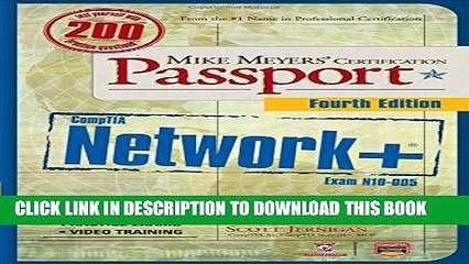 New Book Mike Meyers  CompTIA Network+ Certification Passport, 4th Edition (Exam N10-005)