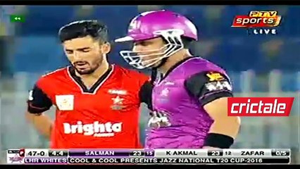 Salman But 84 Runs vs Lahore Blues in National T20 cup 2016