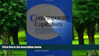READ FREE FULL  Contemporary Capitalism: The Embeddedness of Institutions (Cambridge Studies in