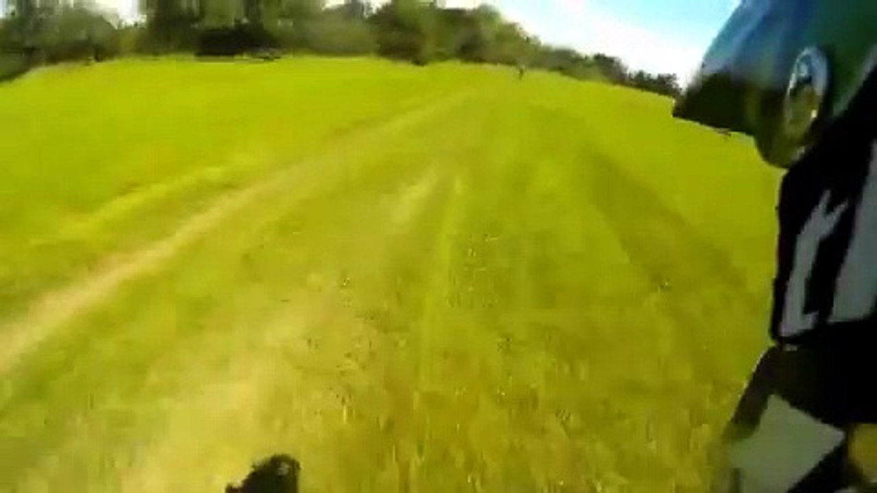 Yamaha Motorcycle Crashes into Motorcycle From Behind