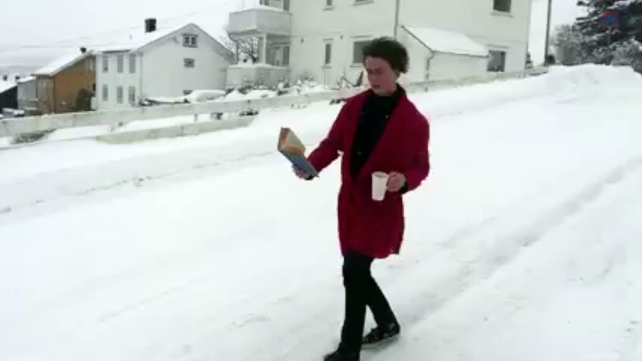 En Finlande, on peut être dans une pente gelée et enneigée et avoir la classe