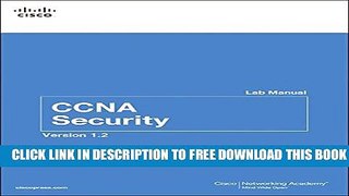 New Book CCNA Security Lab Manual Version 1.2 (3rd Edition)
