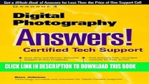 Collection Book Digital Photography Answers! Certified Tech Support