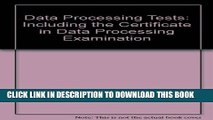 New Book Data Processing Tests: Including the Certificate in Data Processing Examination