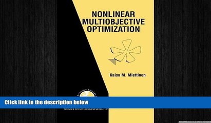 READ book  Nonlinear Multiobjective Optimization (International Series in Operations Research