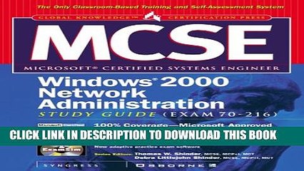 New Book MCSE Windows 2000 Network Administration Study Guide (Exam 70-216) (Book/CD-ROM)