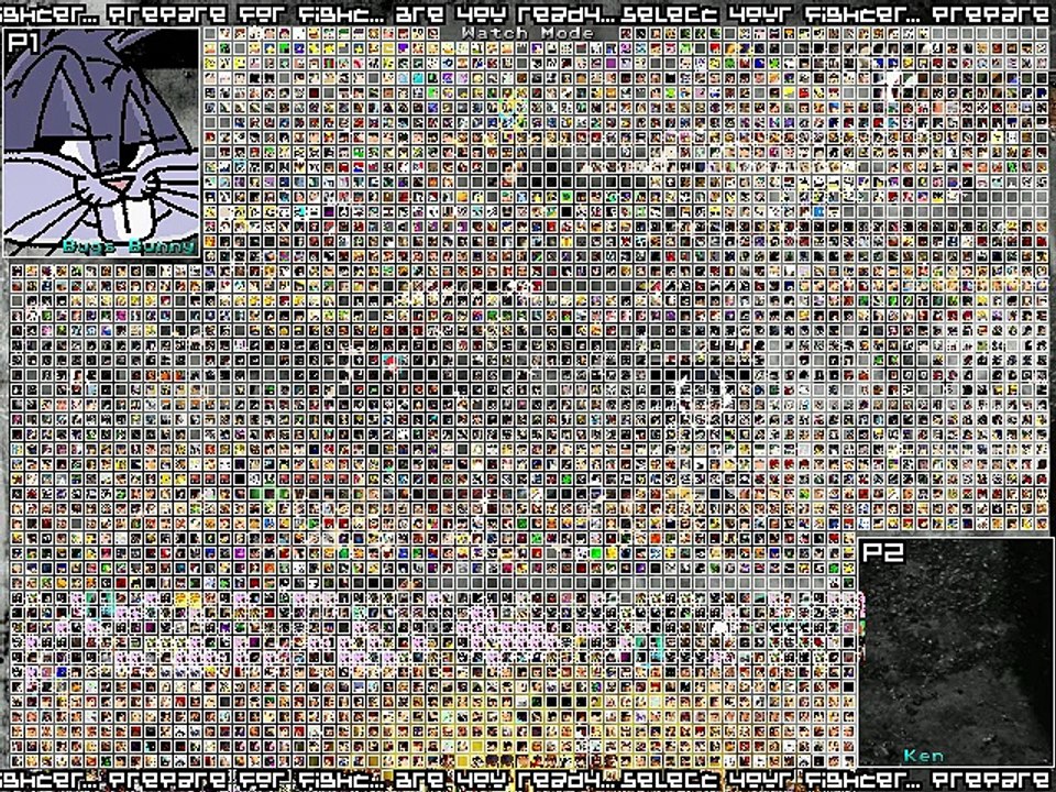 Bugs Bunny (Loony Toons) Vs Ken Masters (Street Fighter)