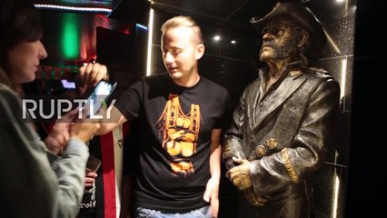 USA_ Life-size statue of Motorhead's Lemmy unveiled in West Hollywood