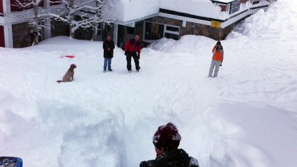 1 - Wipeout! Sledding at Dusk at Lake Tahoe