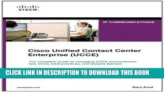 New Book Cisco Unified Contact Center Enterprise (UCCE)