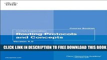 New Book CCNA Exploration Course Booklet: Routing Protocols and Concepts, Version 4.0