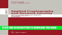 Collection Book Applied Cryptography and Network Security: 9th International Conference, ACNS