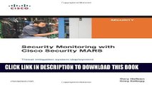 New Book Security Monitoring with Cisco Security MARS