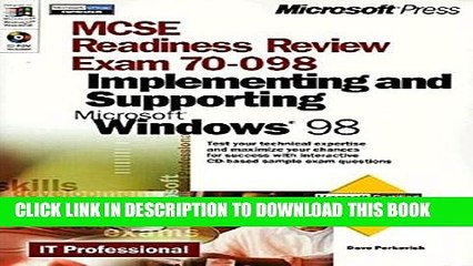 New Book Microsoft MCSE Readiness Review: Exam 70-098, Implementing and Supporting Microsoft