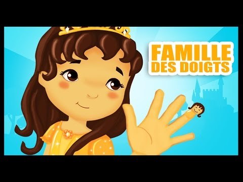 La famille des doigts - Comptines version Princesse - Titounis - Finger Family Rhyme in French