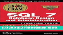 New Book MCSE SQL 7 Database Design and Administration Practice Tests Exam Cram (Exam: 70-028,