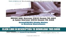 New Book MCSE SQL Server 2012 Exam 70-462   Lync Server 2013 Exam 70-336 ExamFOCUS Study Notes