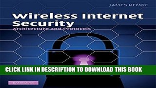 Collection Book Wireless Internet Security: Architecture and Protocols