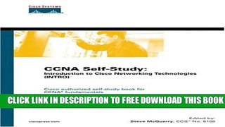 New Book CCNA Self-Study: Introduction to Cisco Networking Technologies (INTRO) 640-821, 640-801