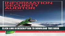 New Book Information Security Auditor: Careers in information security (BCS Guides to IT Roles)