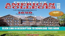 New Book Profiles of American Colleges 2015 (Barron s Profiles of American Colleges)