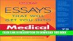 Collection Book Essays That Will Get You into Medical School (Essays That Will Get You