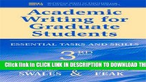 Collection Book Academic Writing for Graduate Students: Essential Tasks and Skills