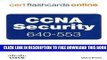 Collection Book CCNA Security 640-553 Cert Flash Cards Online, Retail Packaged Version