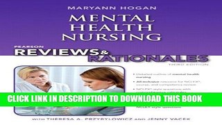 New Book Pearson Reviews   Rationales: Mental Health Nursing with Nursing Reviews   Rationales
