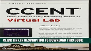 New Book CCENT Cisco Certified Entry Networking Technician Virtual Lab (ICND1 Exam 640-822)