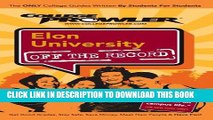 New Book Elon University: Off the Record - College Prowler