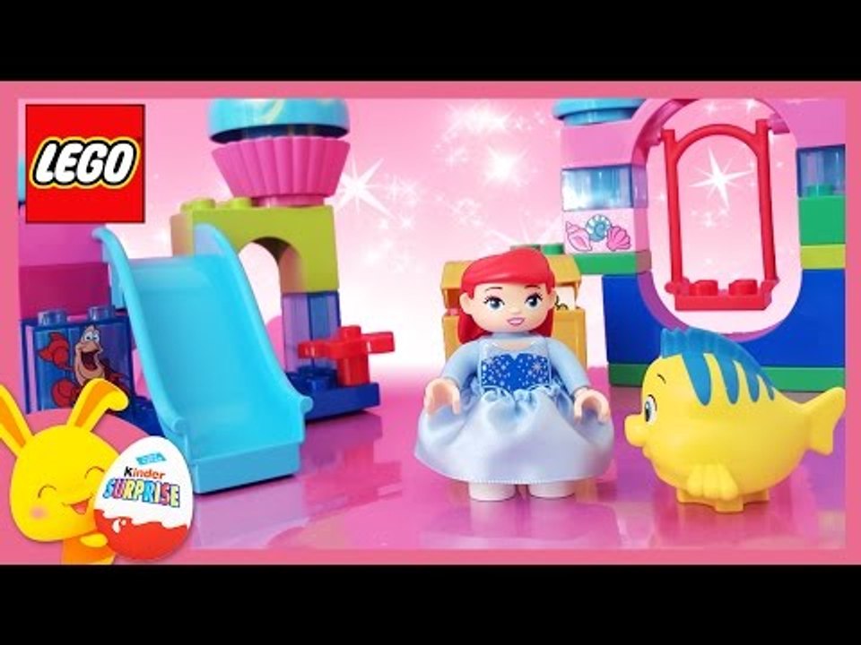 LEGO Duplo - Ariel, la petite sirène - Le toboggan et la balançoire - Princesses Disney - titounis