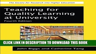 Collection Book Teaching for Quality Learning at University (Society for Research Into Higher