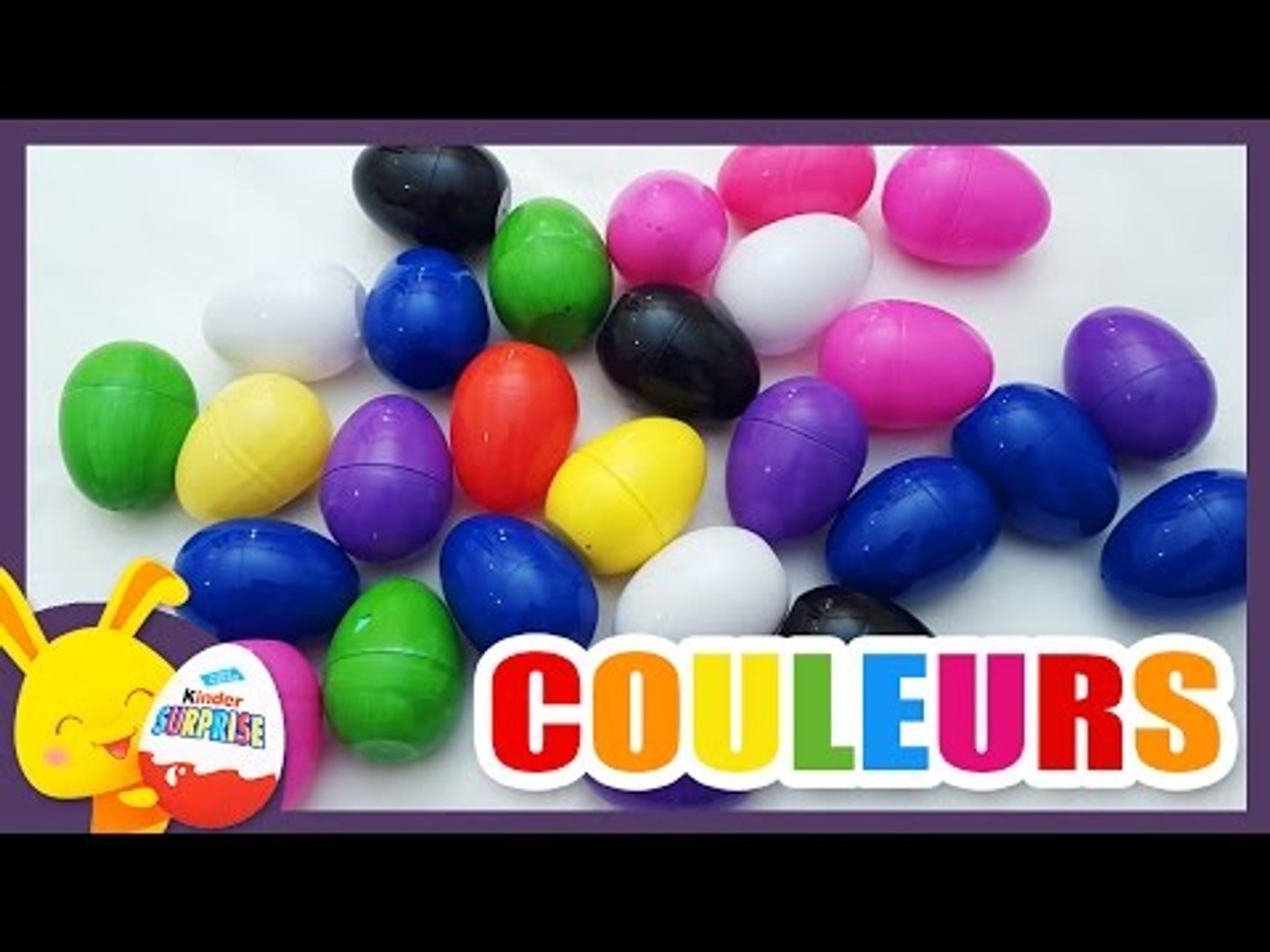Compétition des couleurs - Oeufs surprises pour apprendre les couleurs -  Titounis - Vidéo Dailymotion