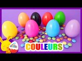 Les couleurs - Oeufs surprises et petits bonbons Smarties - Touni Toys