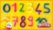 Apprendre les chiffres en français pour enfants en pâte à modeler Play-doh - Titounis
