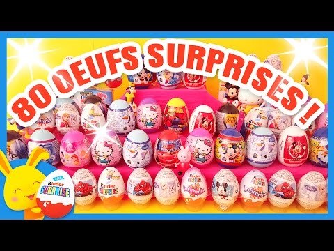 Oeufs surprise Kinder - Reine des neiges - Mickey - Cars - Princesses Disney -Infinimix - Kitty