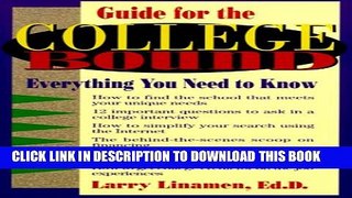 New Book Guide for the College Bound: Everything You Need to Know