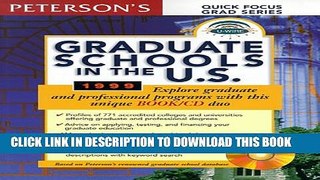 Collection Book Peterson s Graduate Schools in the U.S. 1999