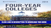New Book Four-Year Colleges 2014 (Peterson s Four-Year Colleges)
