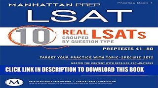 Collection Book 10 Real LSATs Grouped by Question Type