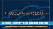 New Book Developing Adult Learners: Strategies for Teachers and Trainers
