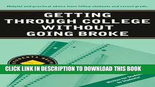 New Book Getting Through College Without Going Broke (Students Helping Students series)