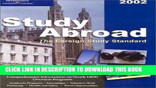New Book Study Abroad 2002 (Peterson s Study Abroad)