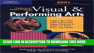 Collection Book Peterson s Professional Degree Programs in the Visual   Performing Arts, 2 001